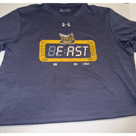 Under Armor Marist Short Sleeve Shirt XL Under Armor Heat Gear BEAST - Picture 1 of 7
